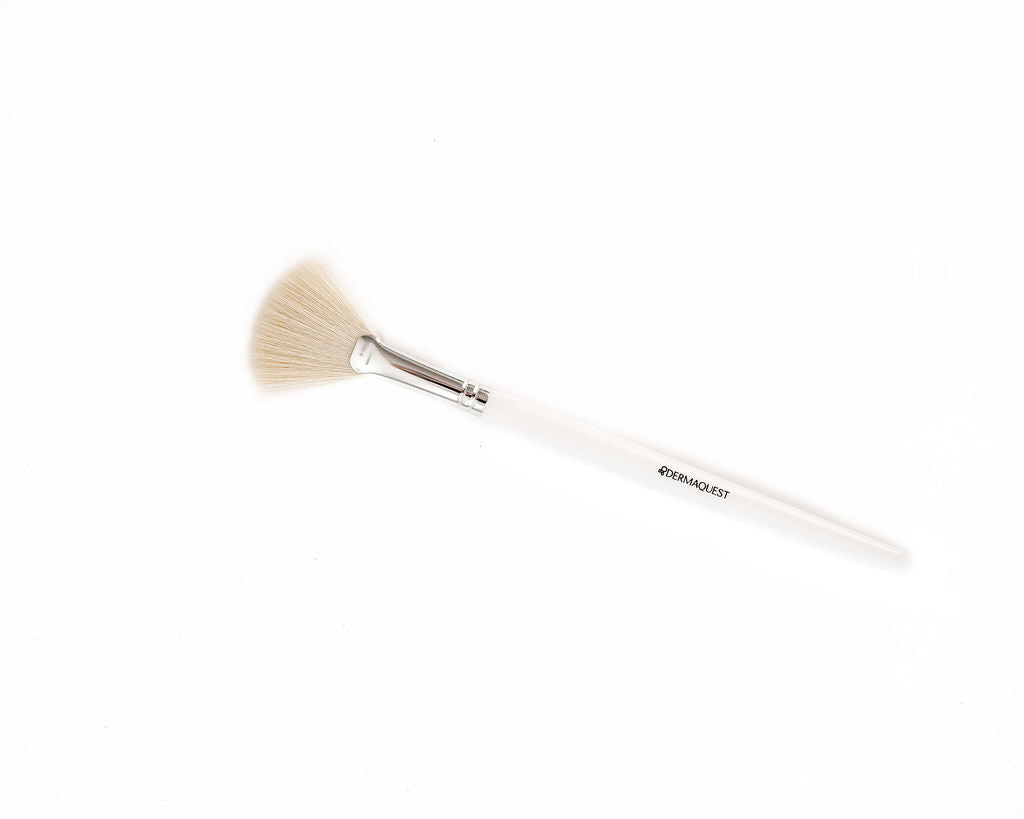 Fan Facial Mask Brush - For Applying Peels