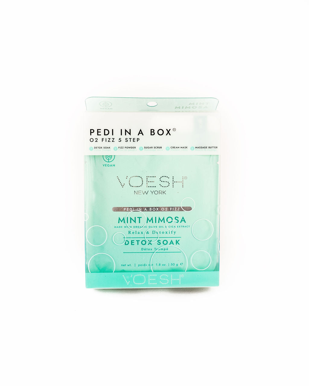 Pedicure In A Box - Mint Mimosa (5 step)