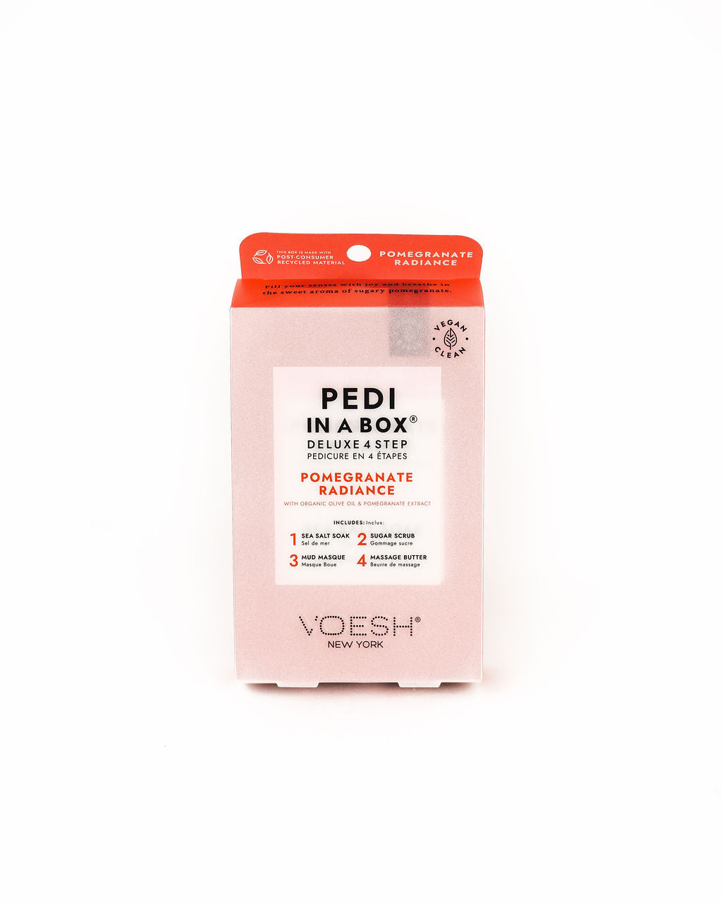 Pedicure In A Box - Pomegranate (4 step)