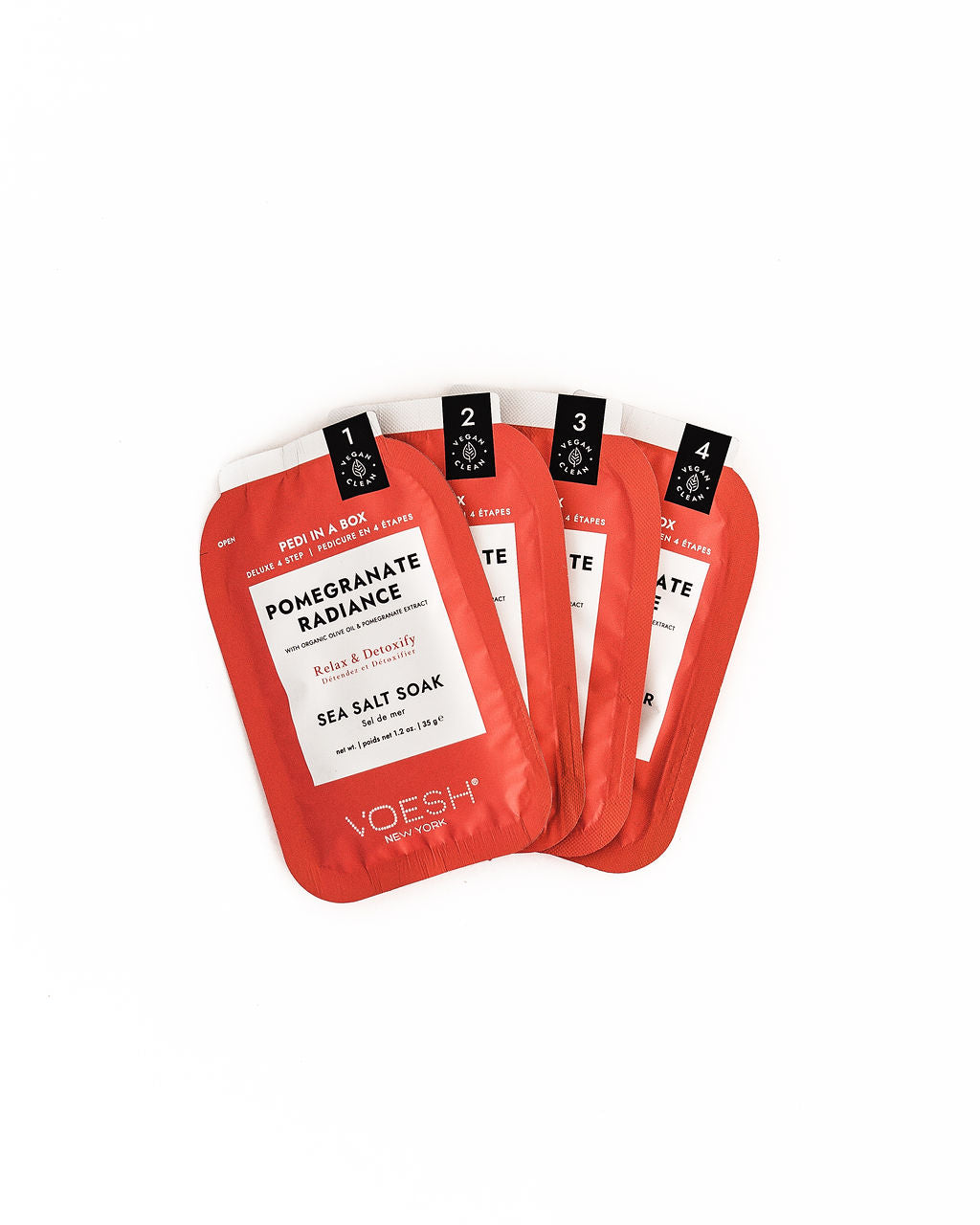 Pedicure In A Box - Pomegranate (4 step)