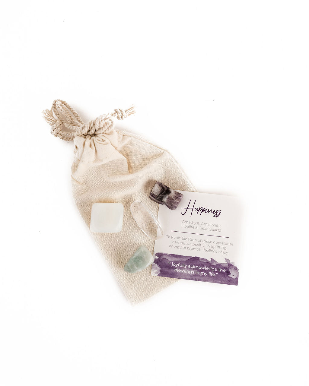 Gemstone Pouch - Happiness