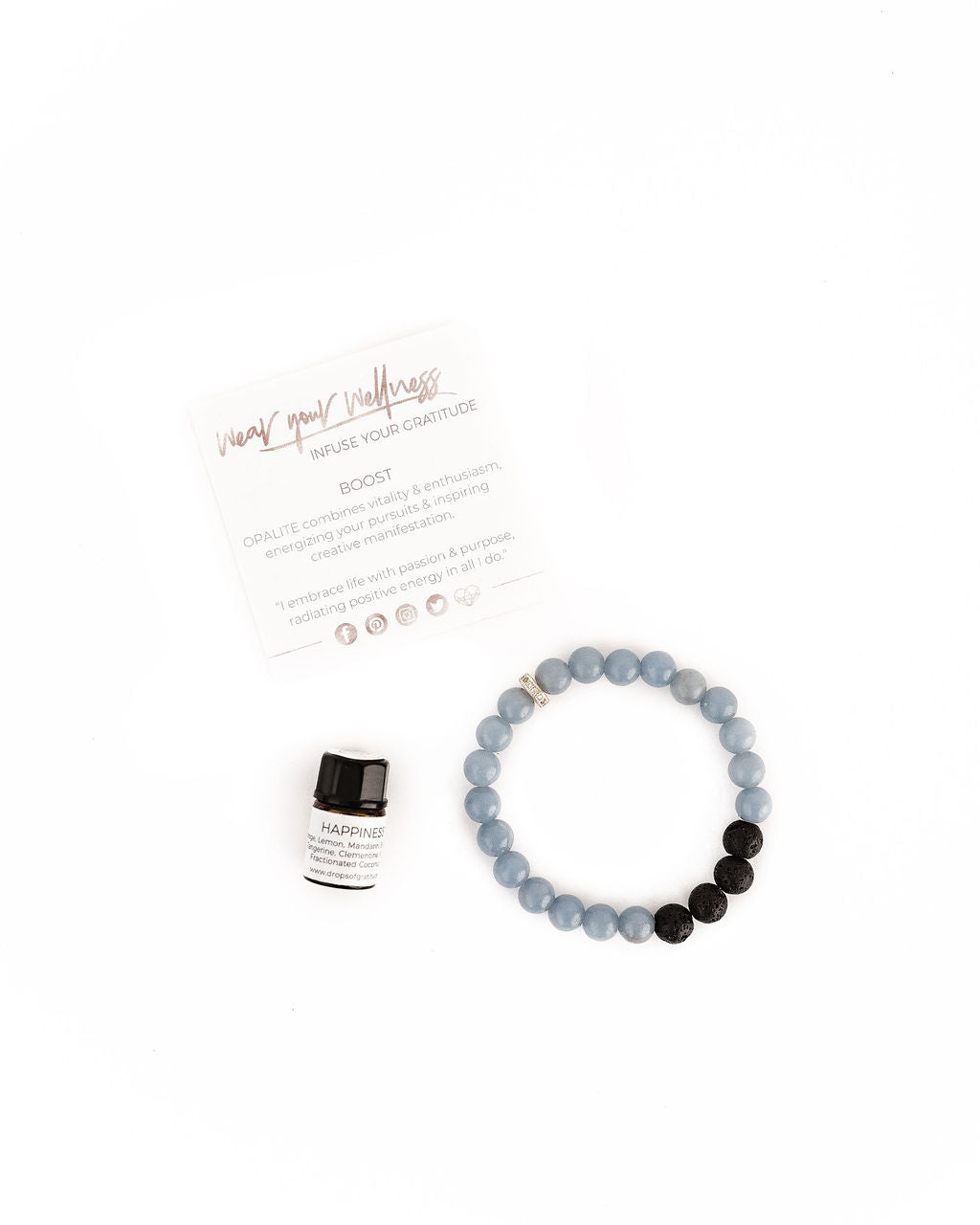 Aromatherapy Bracelet & Oil - Comfort