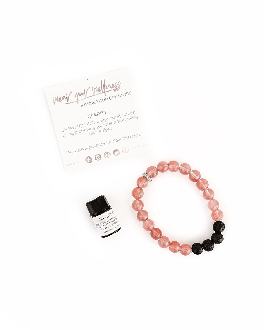 Aromatherapy Bracelet & Oil - Clarity