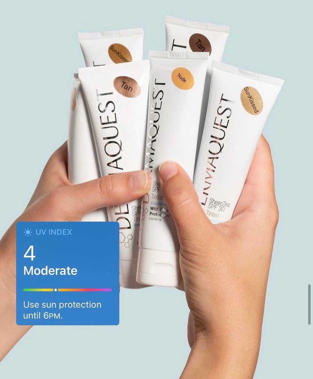 DermaQuest - Tinted Sheer Zinc SPF 30 for face