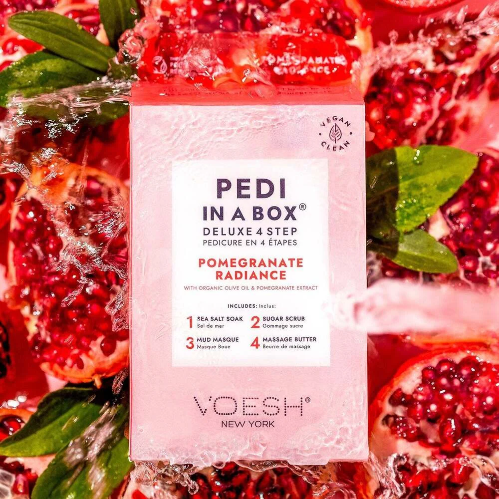 Pedicure In A Box - Pomegranate (4 step)