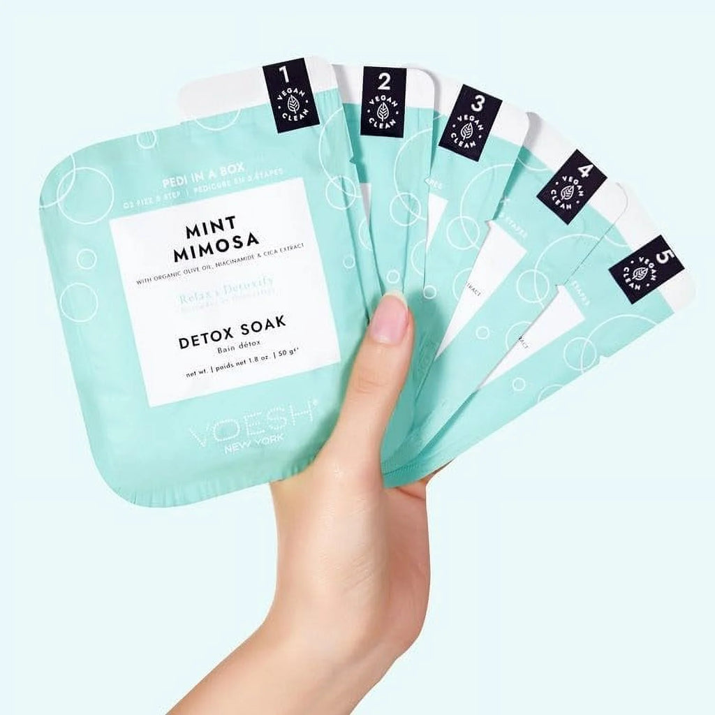 Pedicure In A Box - Mint Mimosa (5 step)