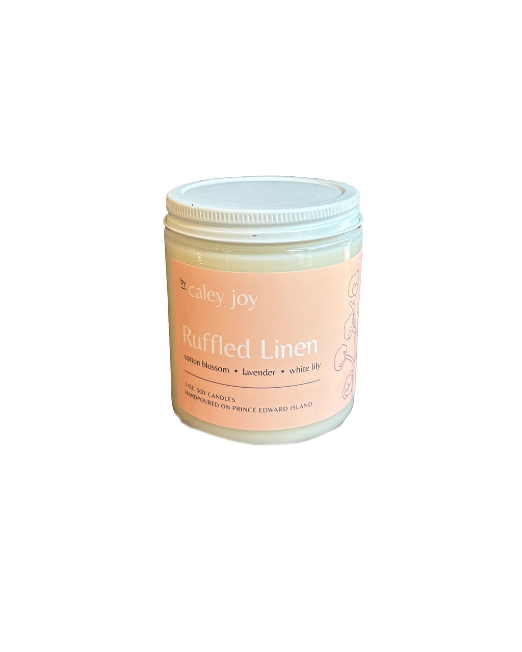 Soy Wax Candle - Ruffled Linen