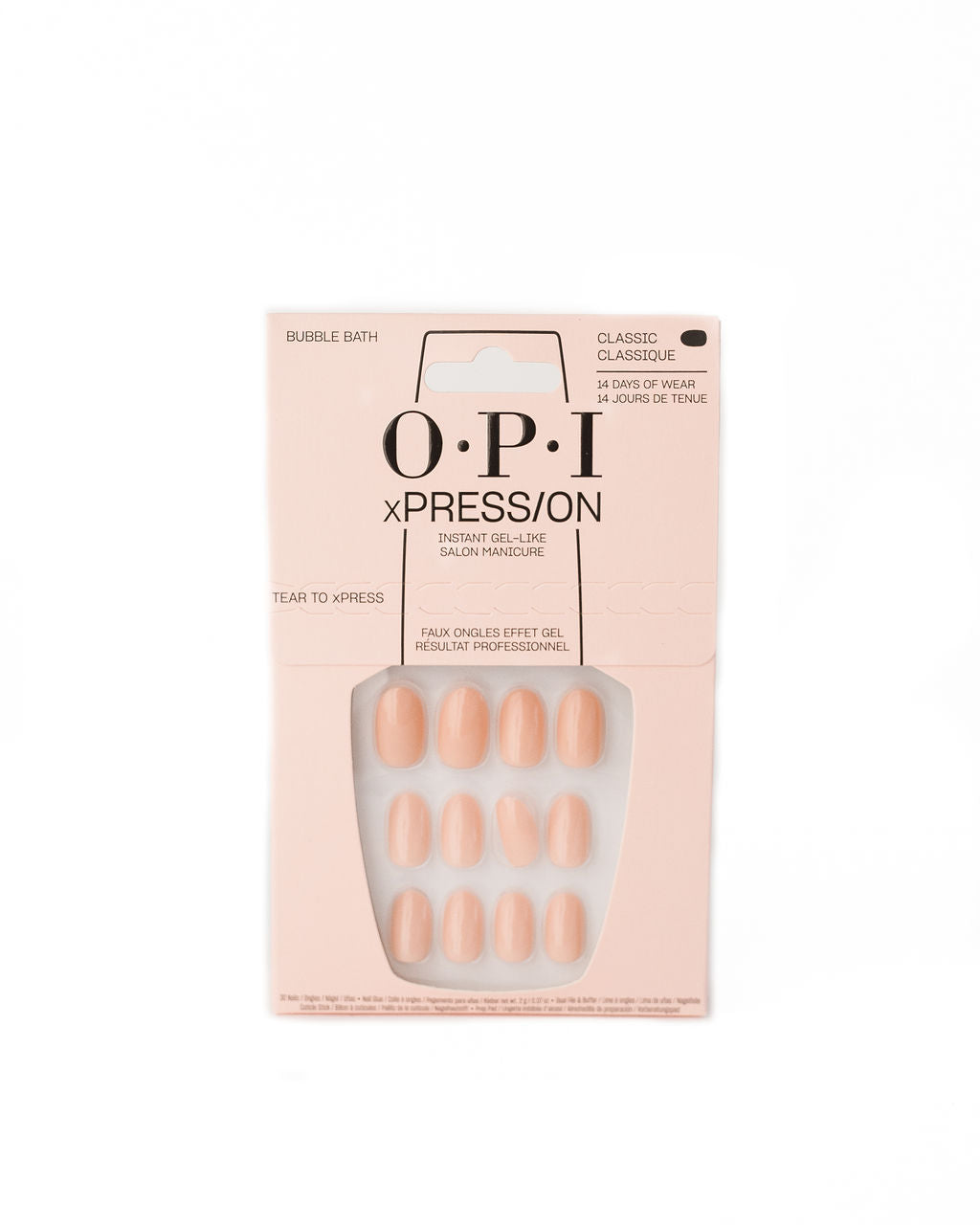 OPI Press On Nail Tips - Bubble Bath