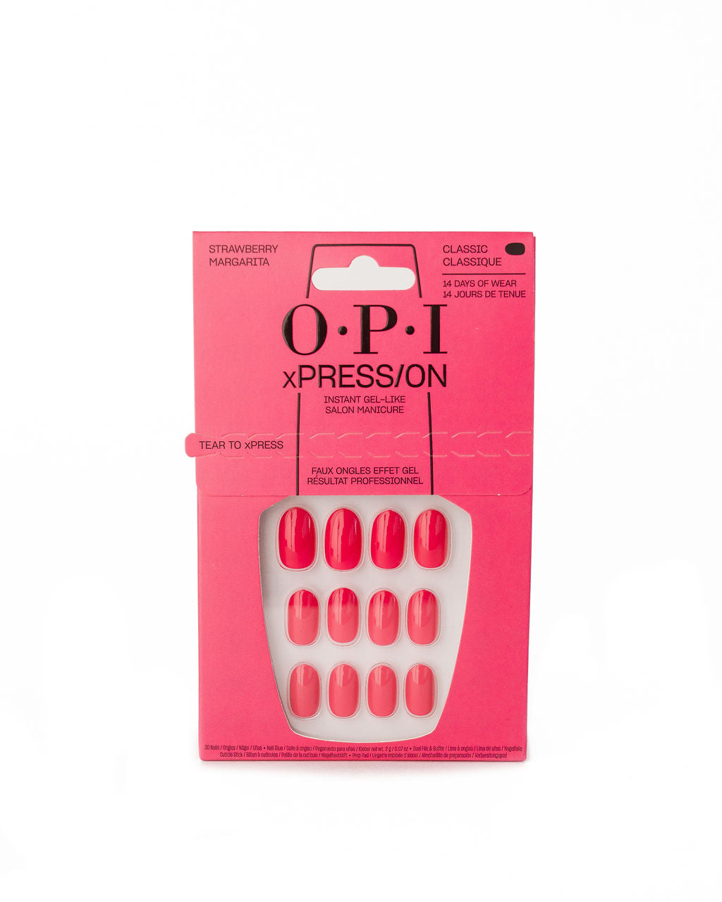 OPI Press On Nail Tips - Strawberry Margarita