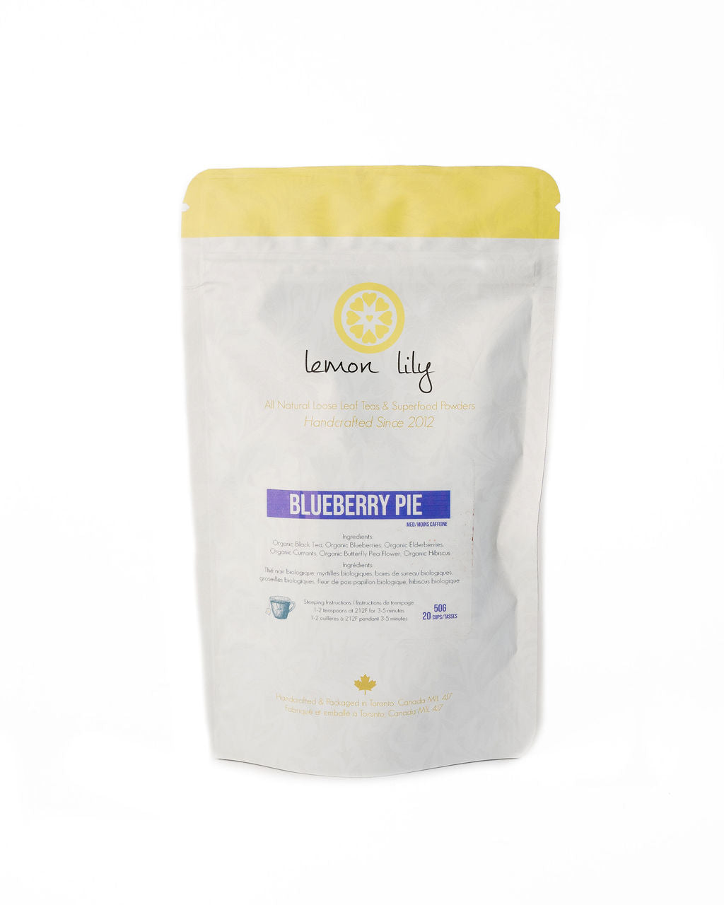 Lemon Lily Tea - Blueberry Pie