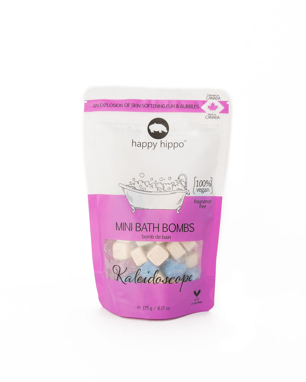 Mini Bath Bombs - Kaleidoscope (fragrance free)