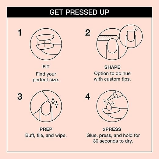 OPI Press On Nail Tips - French Press